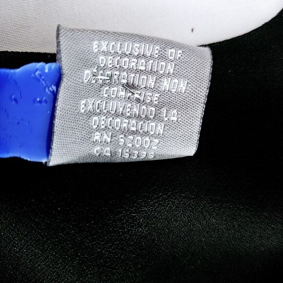 Liz Claiborne Womens Dress Black Size P6 100% Polyester Beaded Short Sleeves Zip - Picture 7 of 12